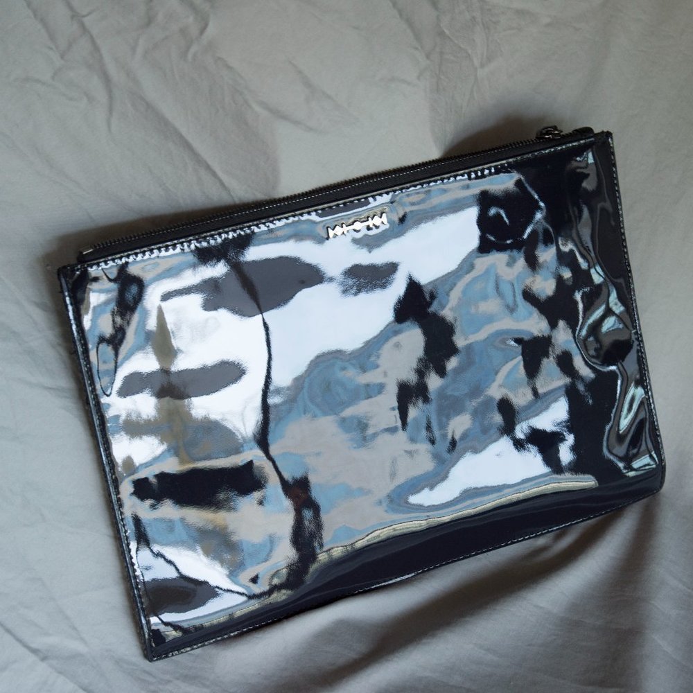 MCQ by Alexander Mcqueen Leather and Felt Clutch